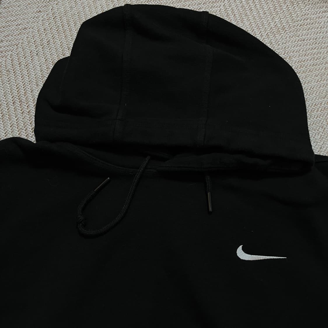 [정품] 나이키 블랙 스우시 기모 후드티 [ L ] 상품이미지3
