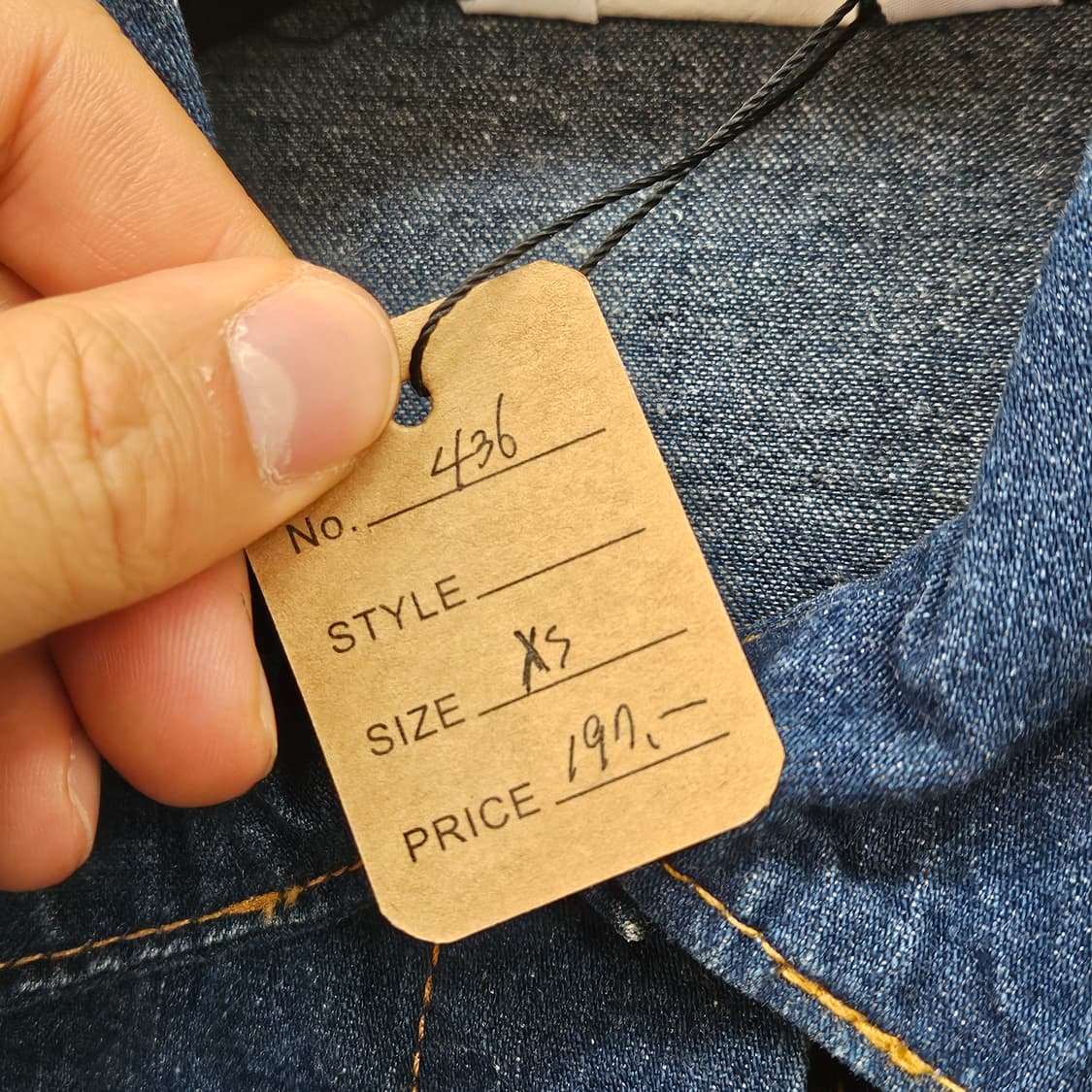 70s 리바이스 오렌지탭 트러커 상품이미지10