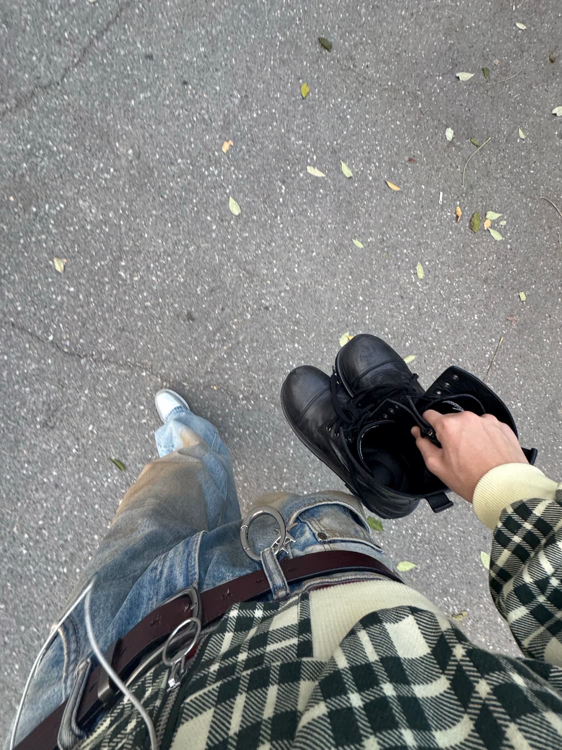 h&m 슈퍼배기 머드핏 진 상품이미지2