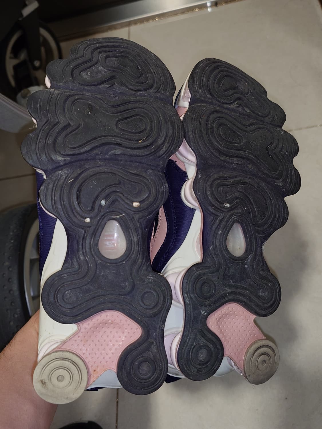 [230] 나이키 올 샥스 TL 노바 네이비 핑크 상품이미지5