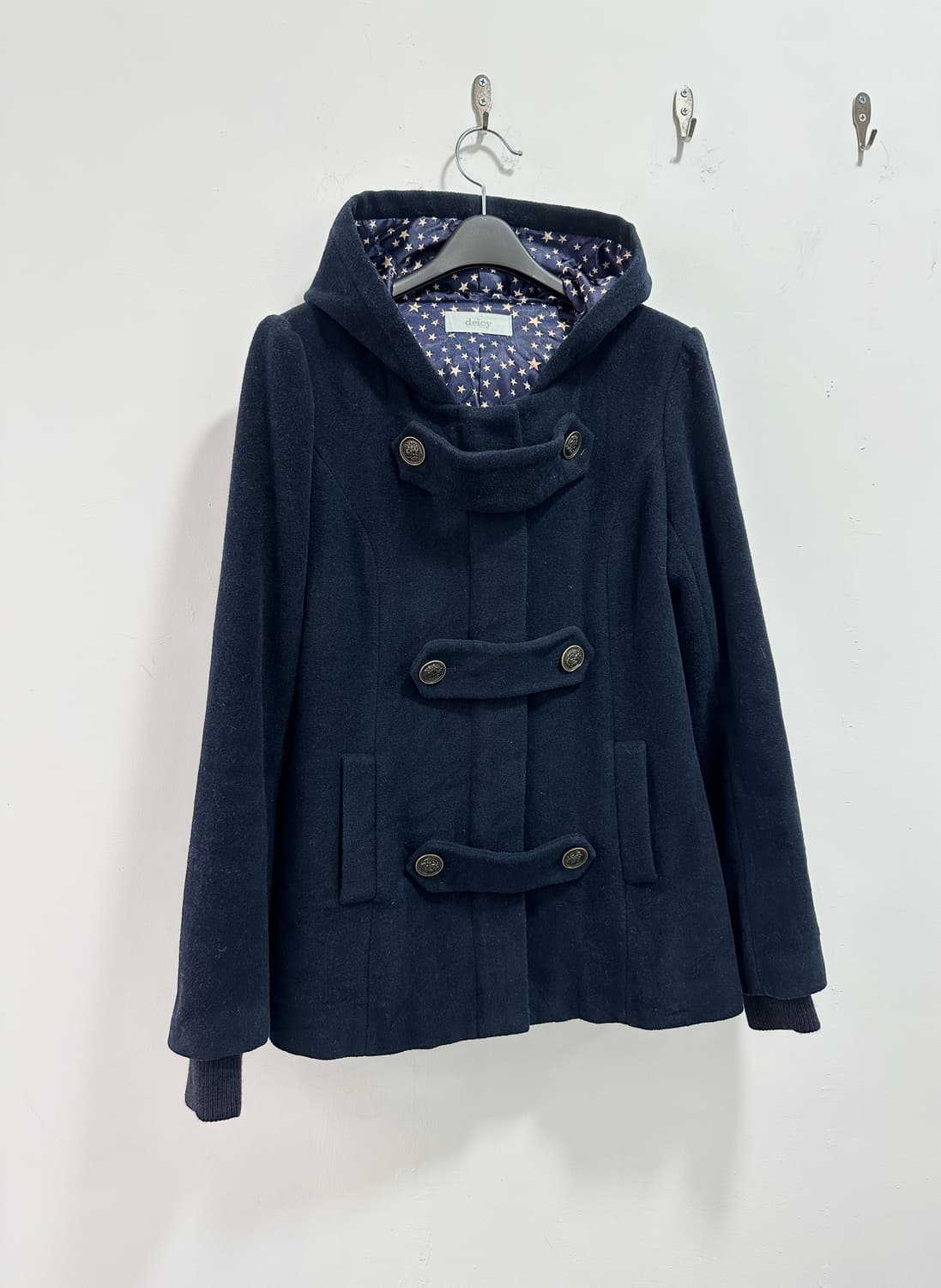 Vintage deicy strap button detail coat 상품이미지3