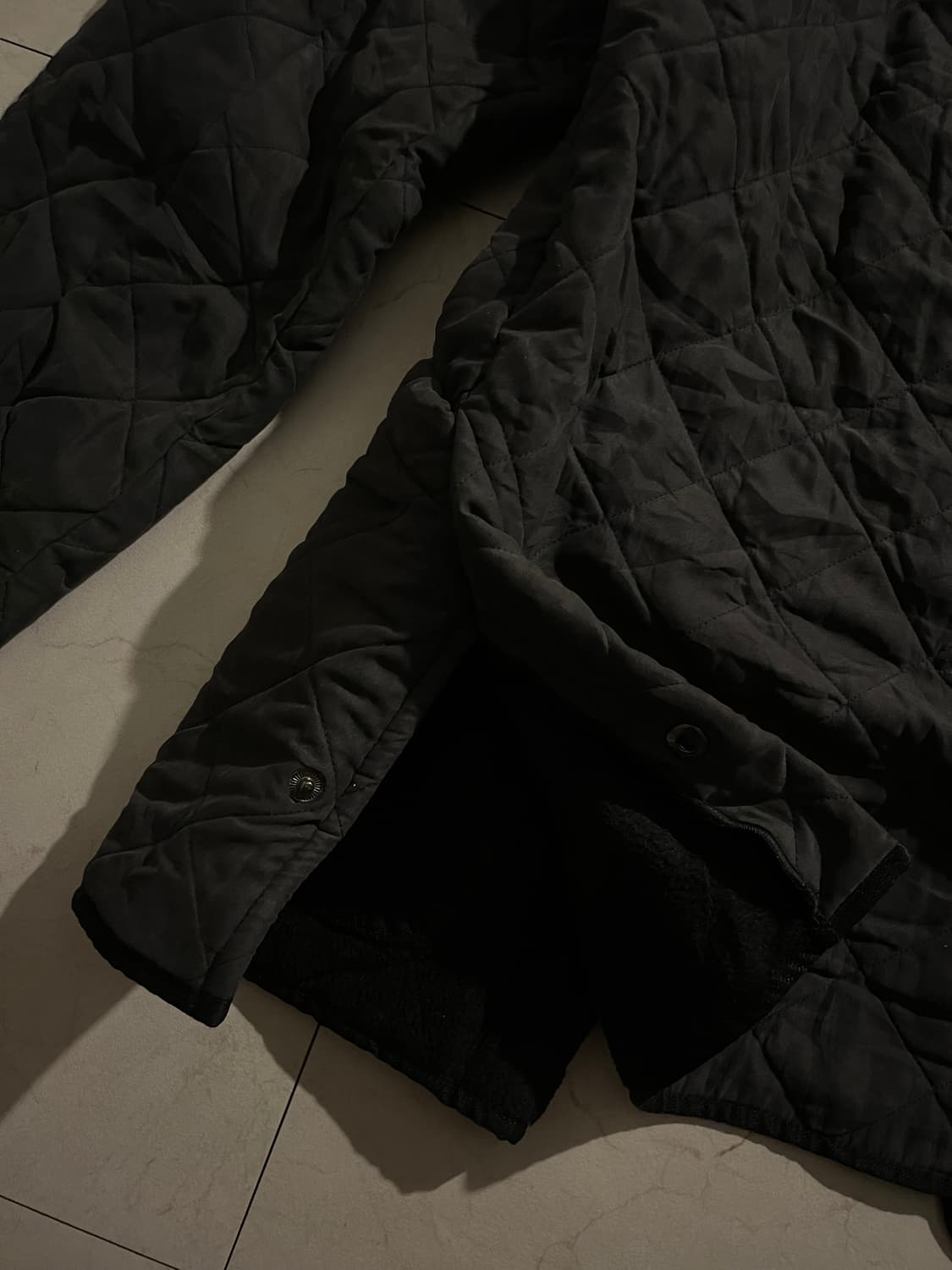 바버 왁스드 퀼팅 자켓 xl 상품이미지7