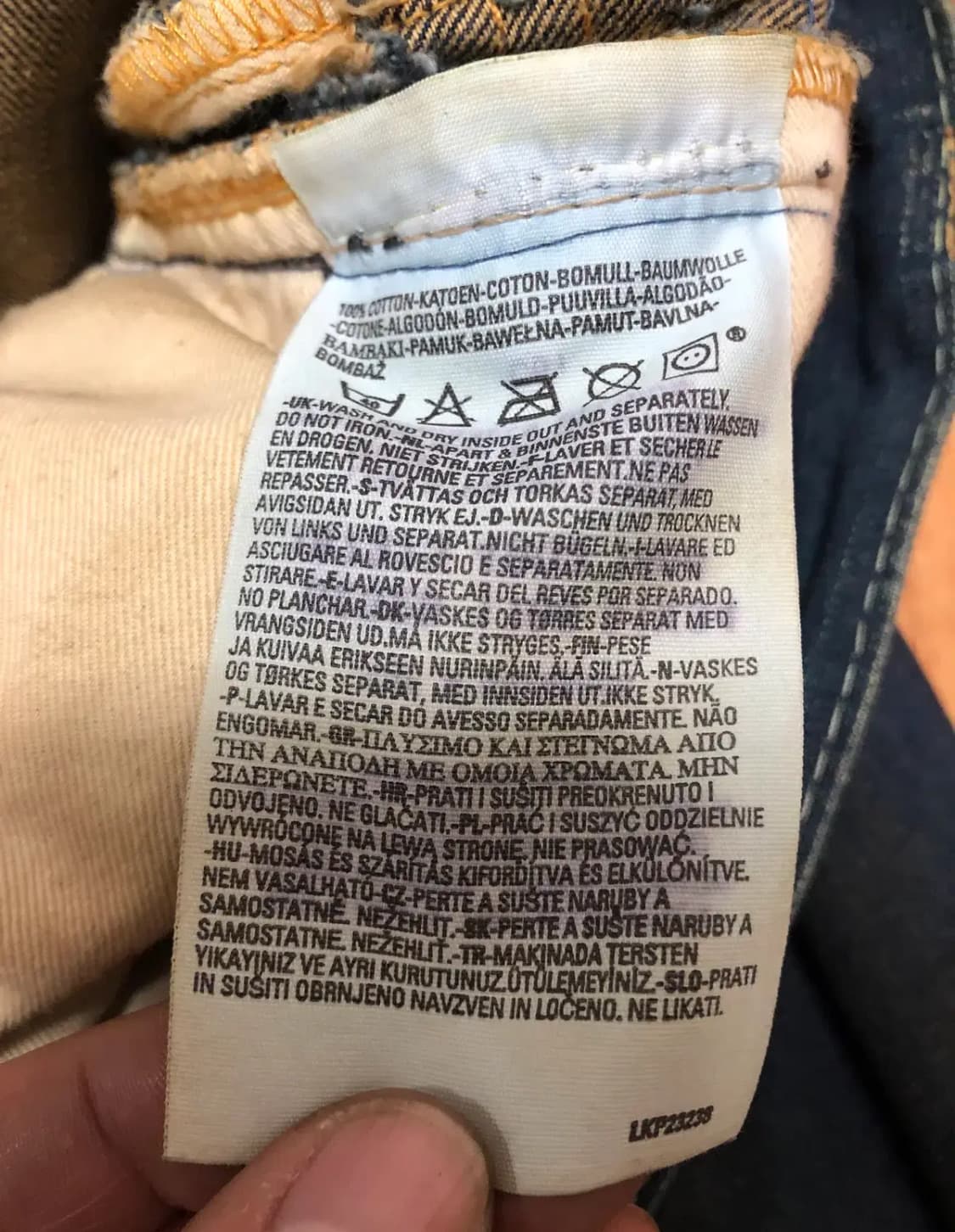 LEVIS RED 리바이스 레드 03/SS 오일워싱 멕시칸 부츠컷 데님 상품이미지6