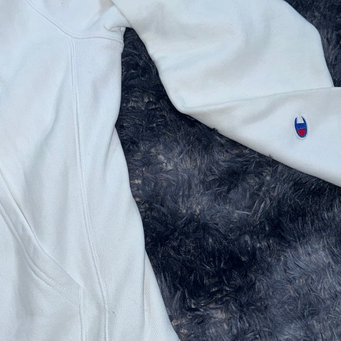 투티/0099 챔피언 챔피온 흰색 기모 후드 스웻 셔츠 리버스위브  상품이미지6