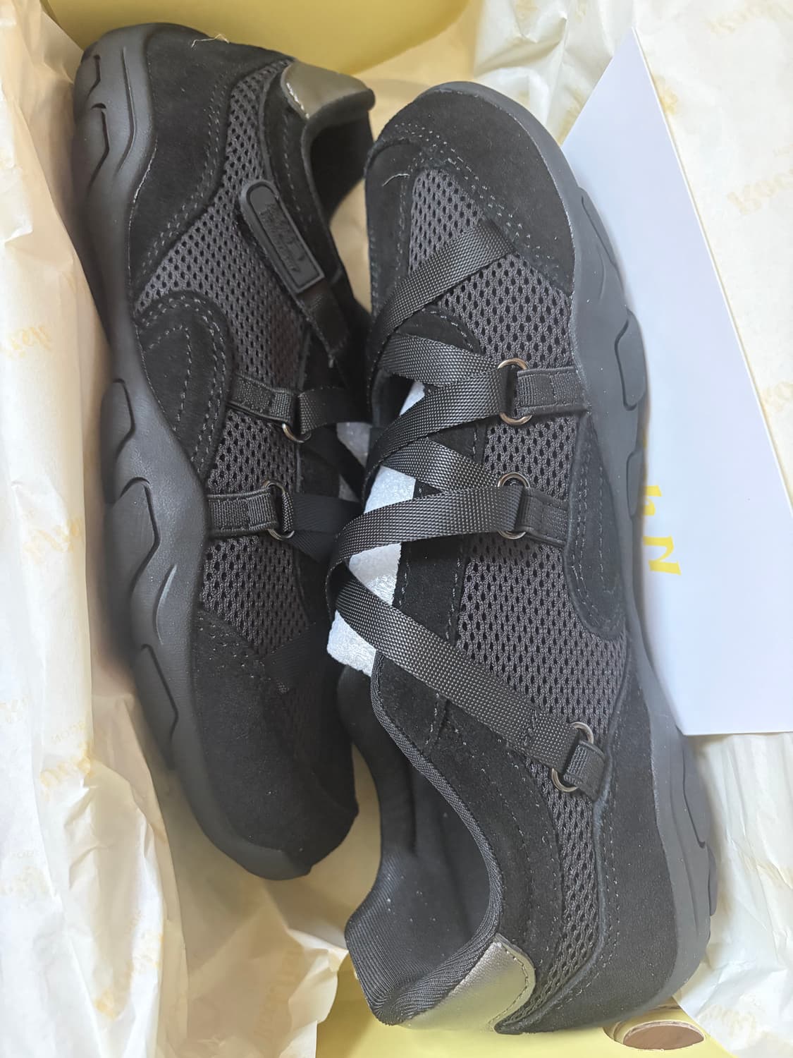 락피쉬웨더웨어 ZANE X-STRAP SNEAKERS black 상품이미지5