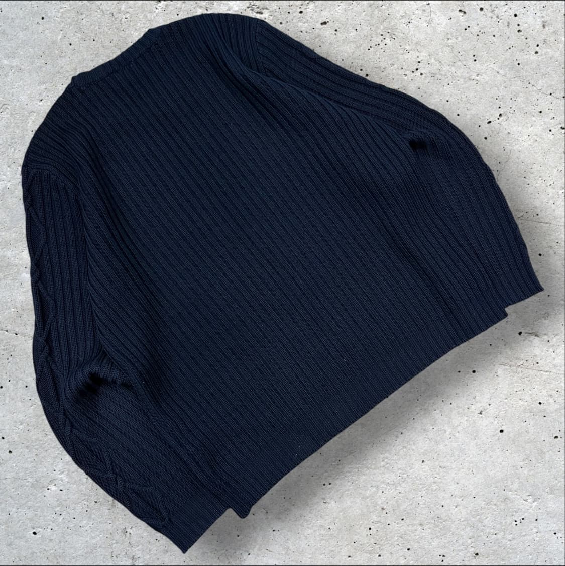 [100] 라코스테 울 네이비 케이블 니트 스웨터 D782 상품이미지2