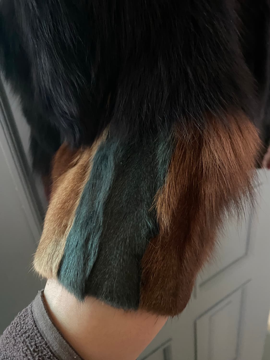 사가폭스 컬러 퍼 자켓 상품이미지4