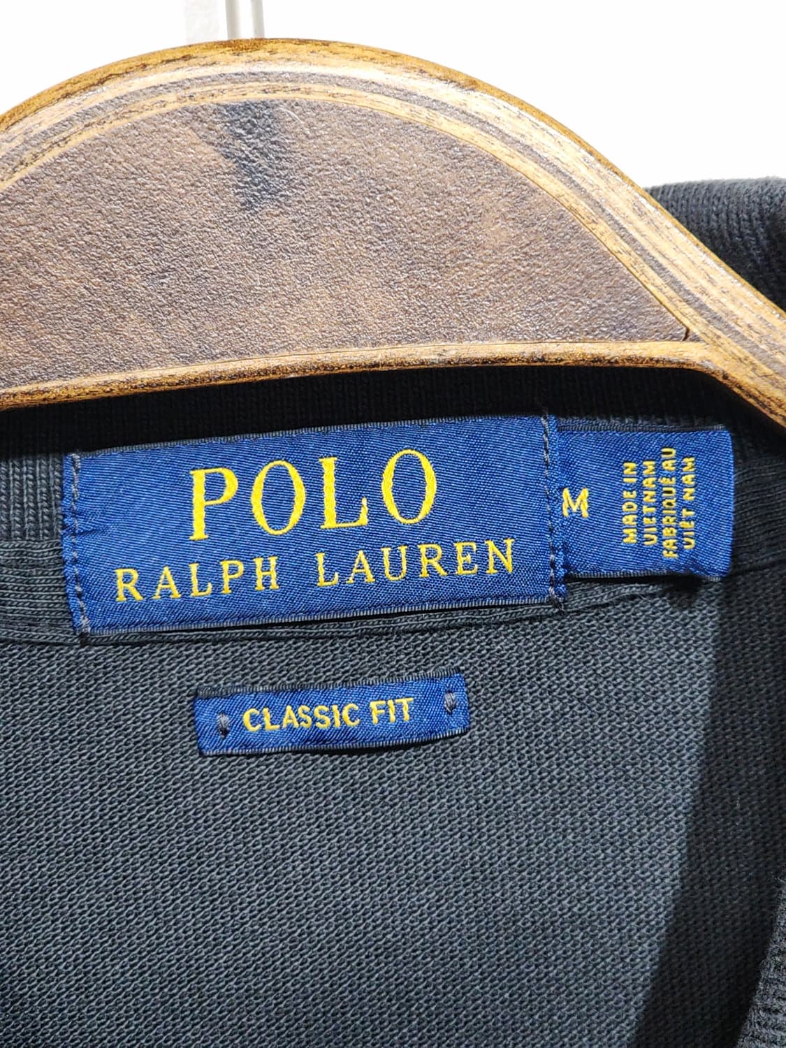 (L) 랄프로렌 폴로 카라티 차콜 긴팔 티셔츠  상품이미지3