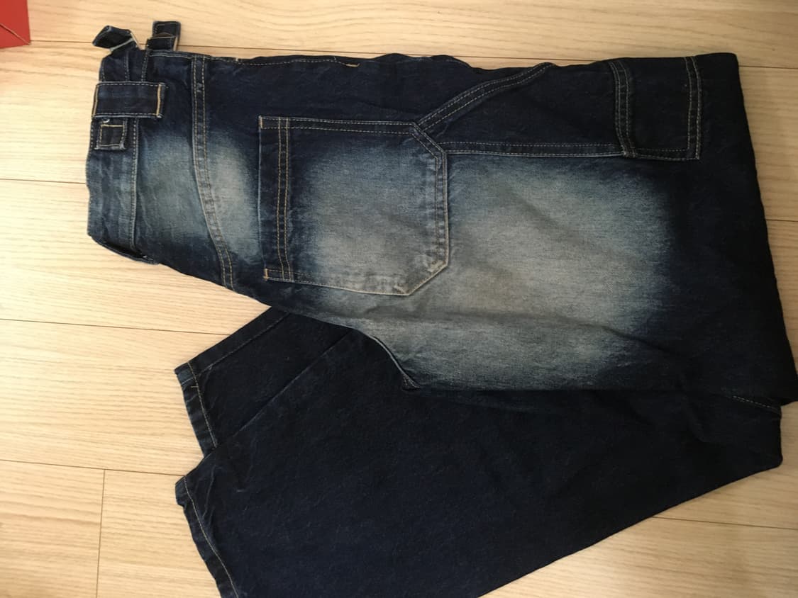 bershka 워싱 카팬터 와이드핏 청바지 상품이미지4