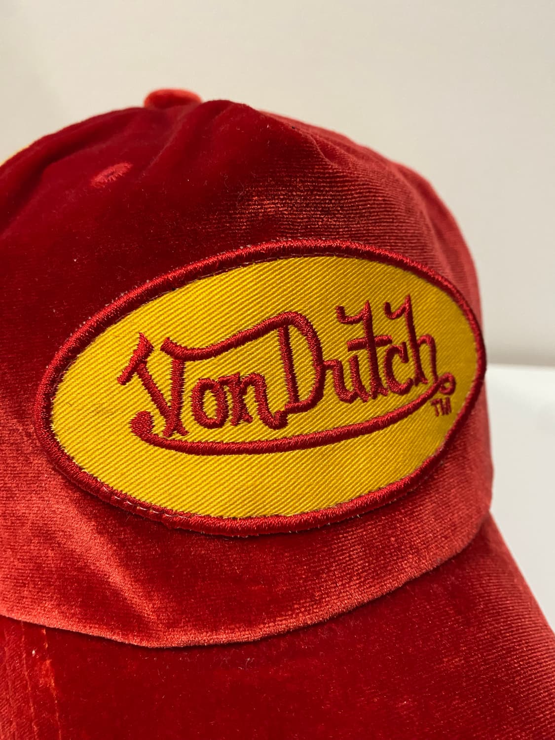 본 더치 벨벳 트러커 캡(레드/옐로우) 상품이미지2