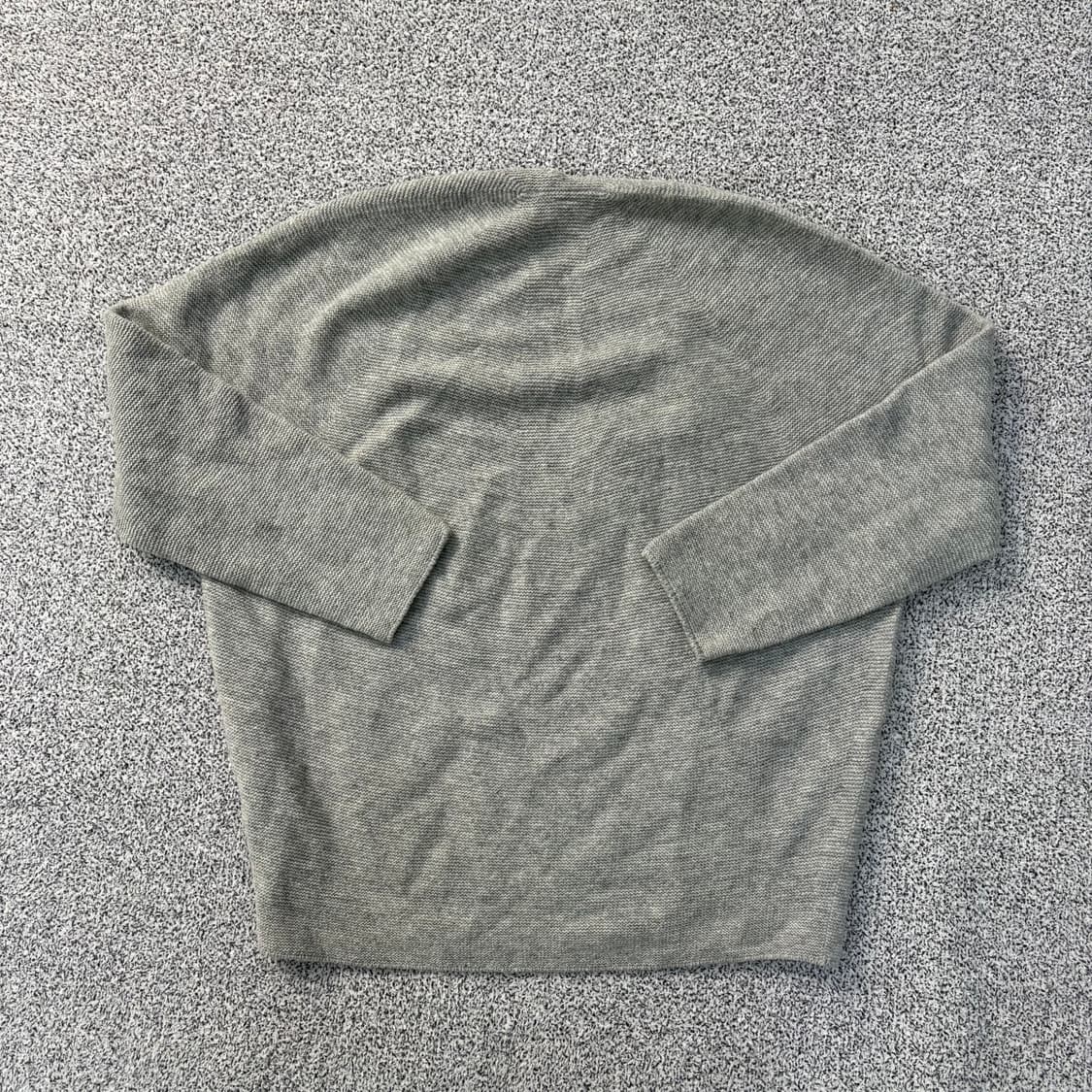 L 유니클로 울 니트 긴팔티 0309J 상품이미지3