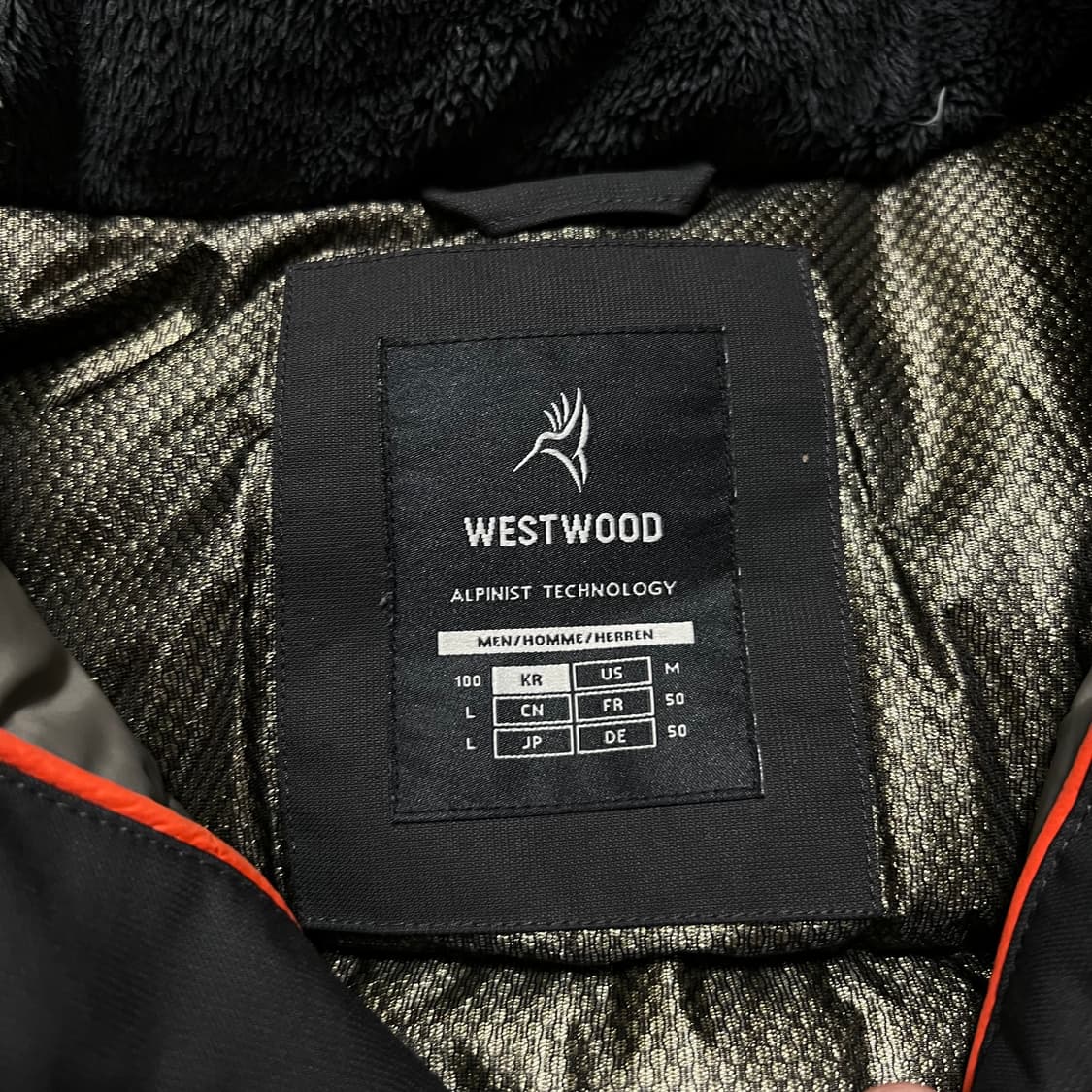 웨스트우드 구스다운 옴니히트 안감 후드 패딩 점퍼 [블랙] L/100 상품이미지5