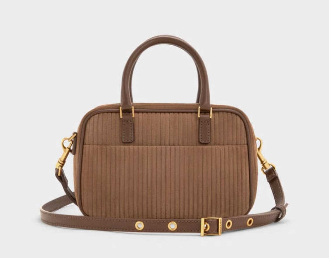 [찰스앤키스] 미니 시아나 코듀로이 보울링 백 크로스백 상품이미지3