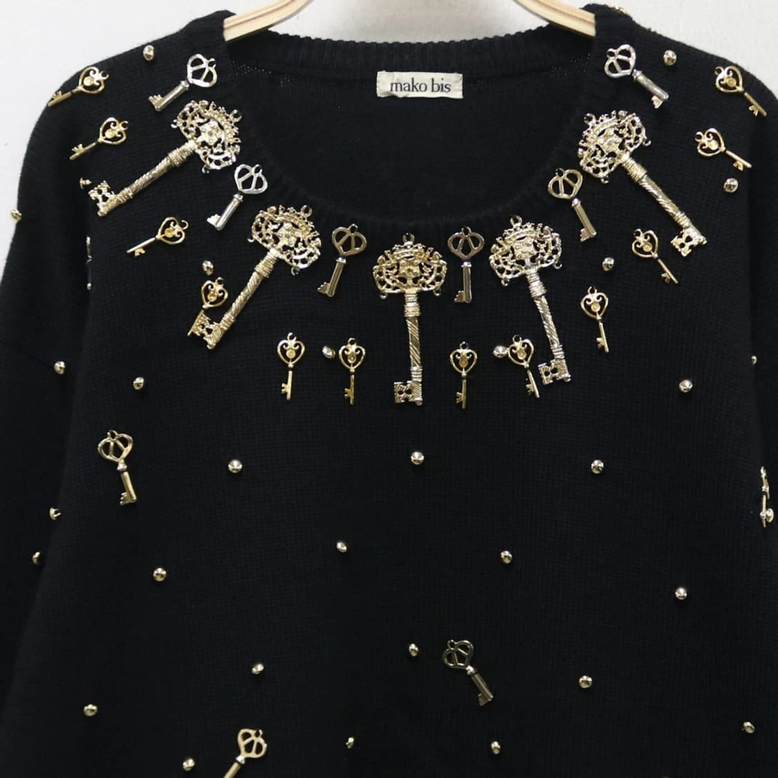 MAKO BIS 골드키  포인트 울 니트 60990 상품이미지5