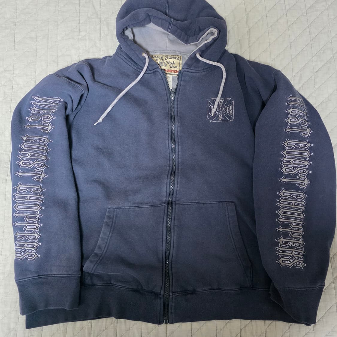 [XXL] 빈티지 웨스트코스트차퍼스 더블페이스 써멀 후드집업 네이비 상품이미지4