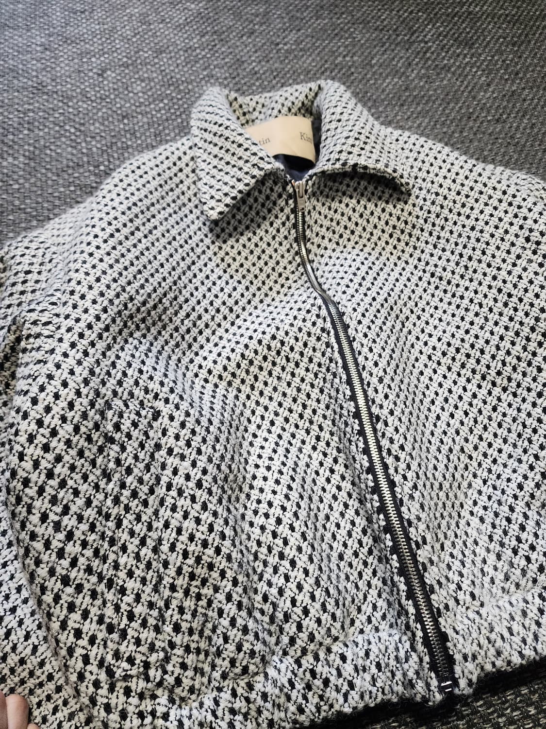 마뗑킴 크롭 트위드 자켓  프리사이즈  상품이미지5