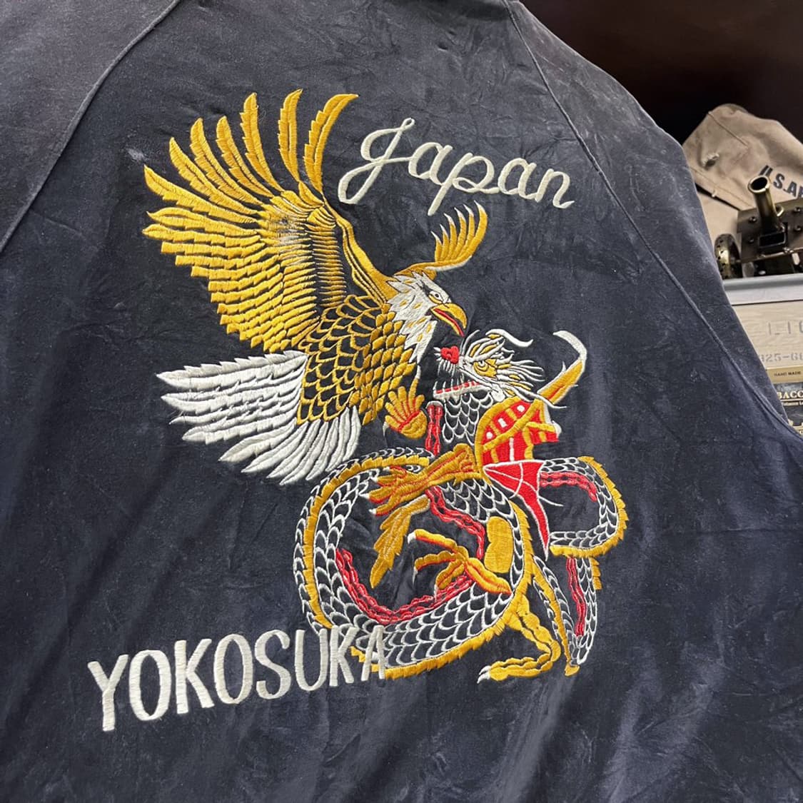 Shoot one 요코스카 벨루어 오리엔탈 스카잔 수베니어 자켓 N429 상품이미지5