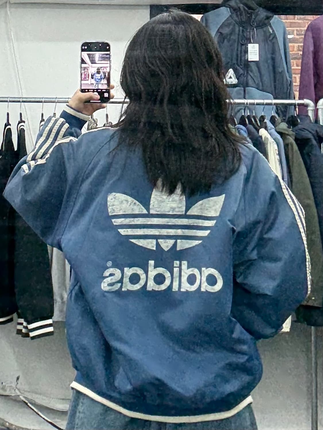 아디다스 90s 빅로고 점퍼 상품이미지5