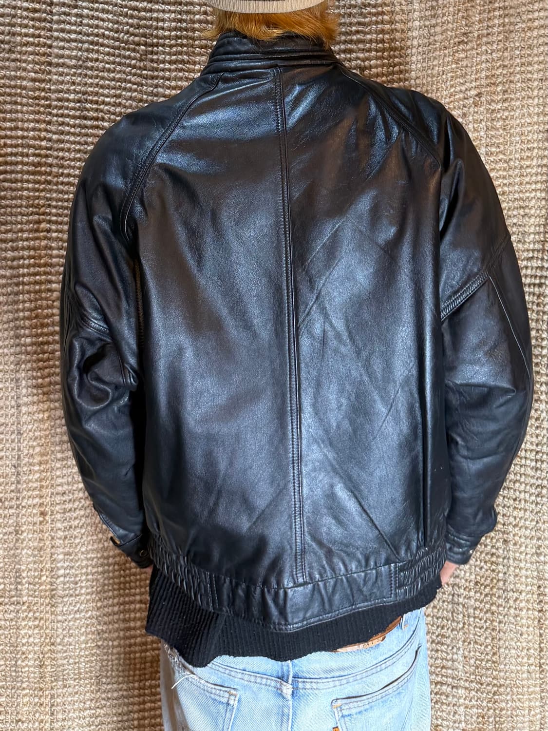 빈티지 양가죽 레더자켓 상품이미지4