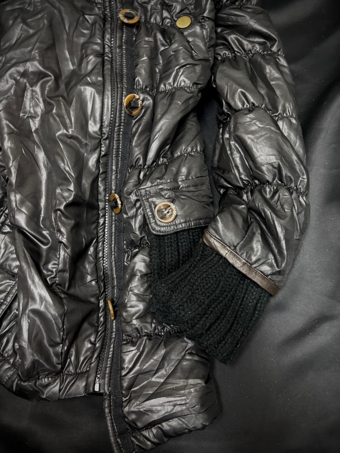 Rare Design Draped Padded Side Zip Detai 상품이미지8