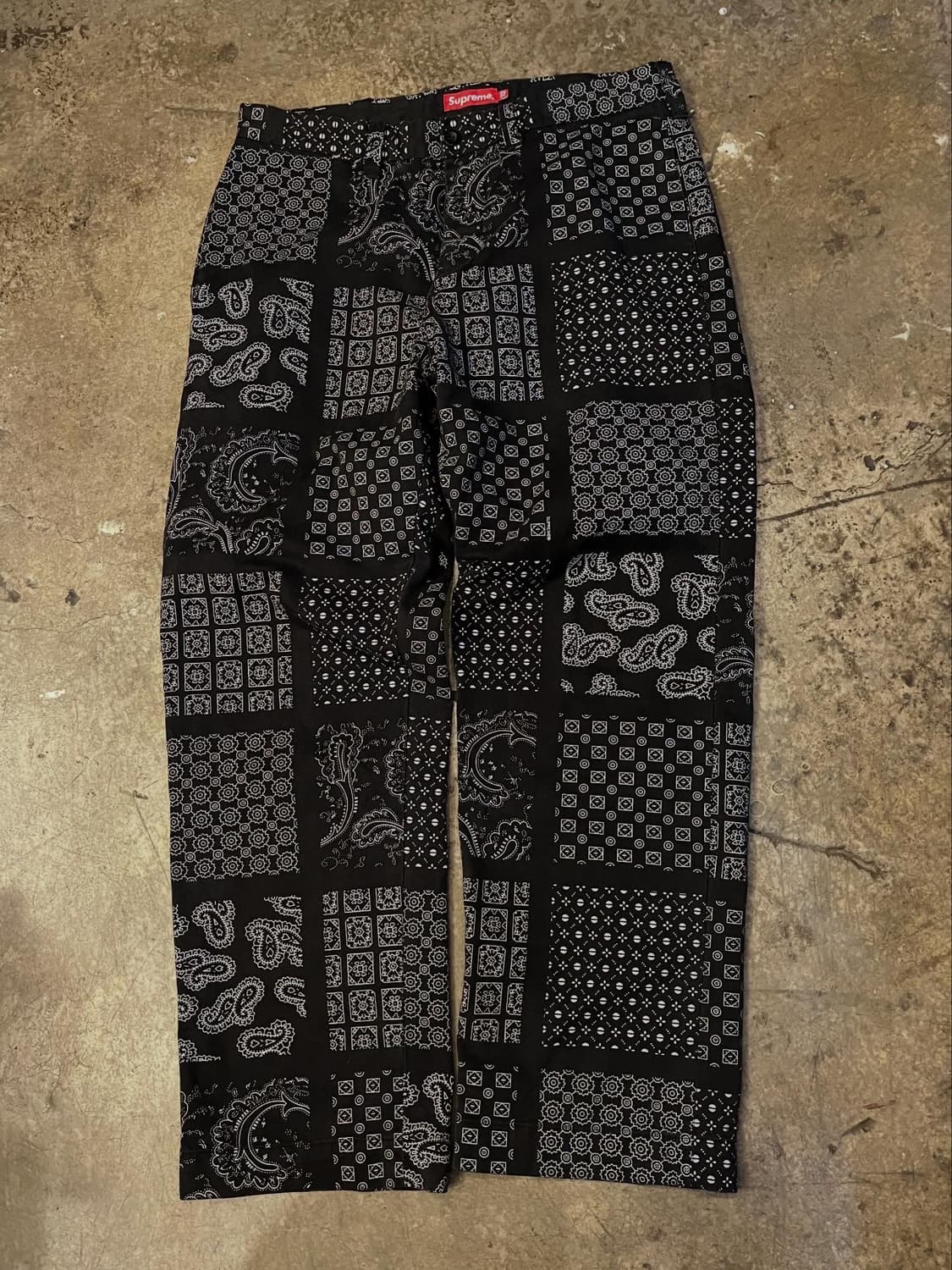 Supreme Paisley Grid Chino Pants - 20Ss 상품이미지6