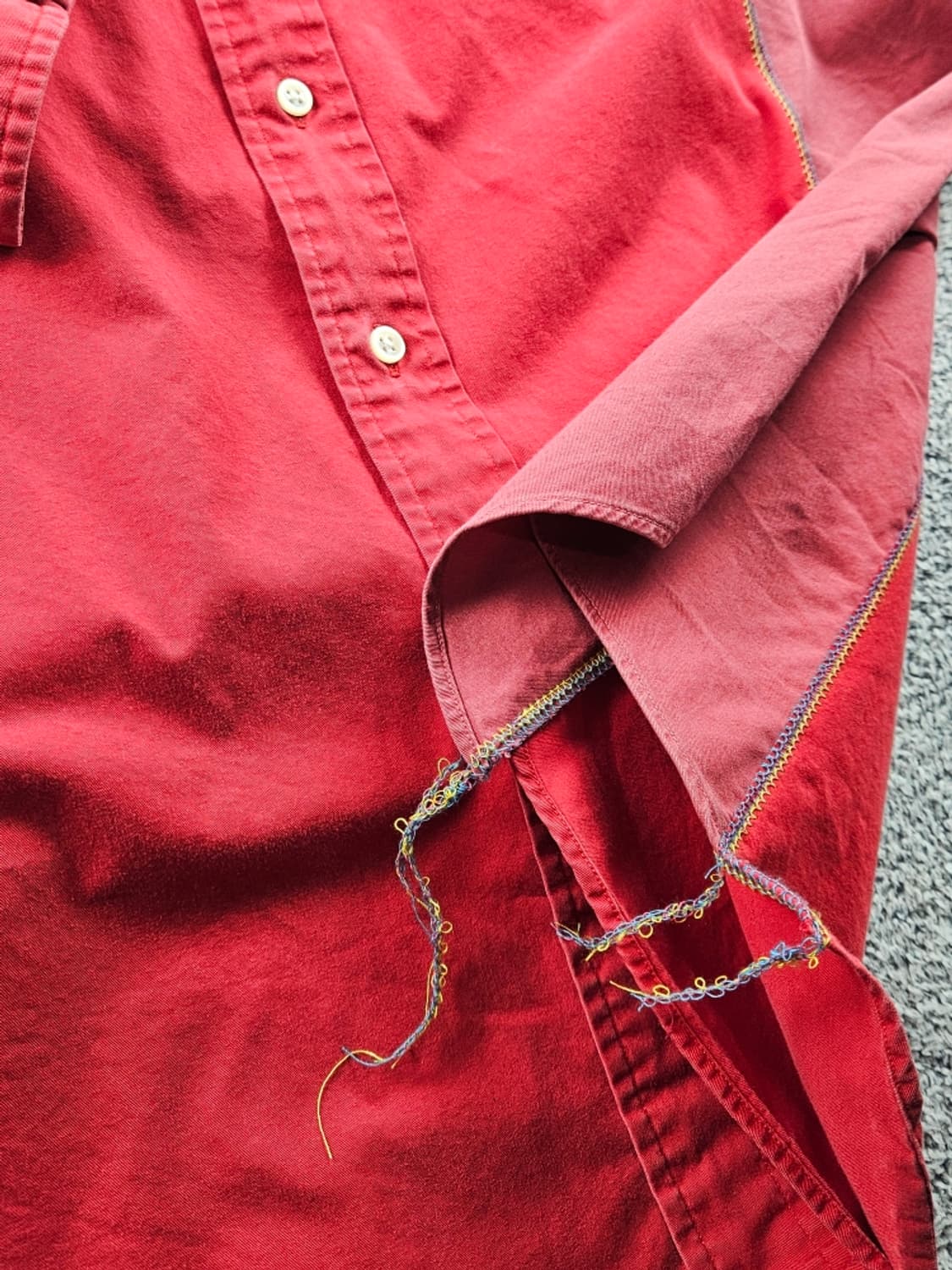 폴로랄프로렌 레이어 컷 언밸런스 커스텀 셔츠 ( M ) / 10984 상품이미지10