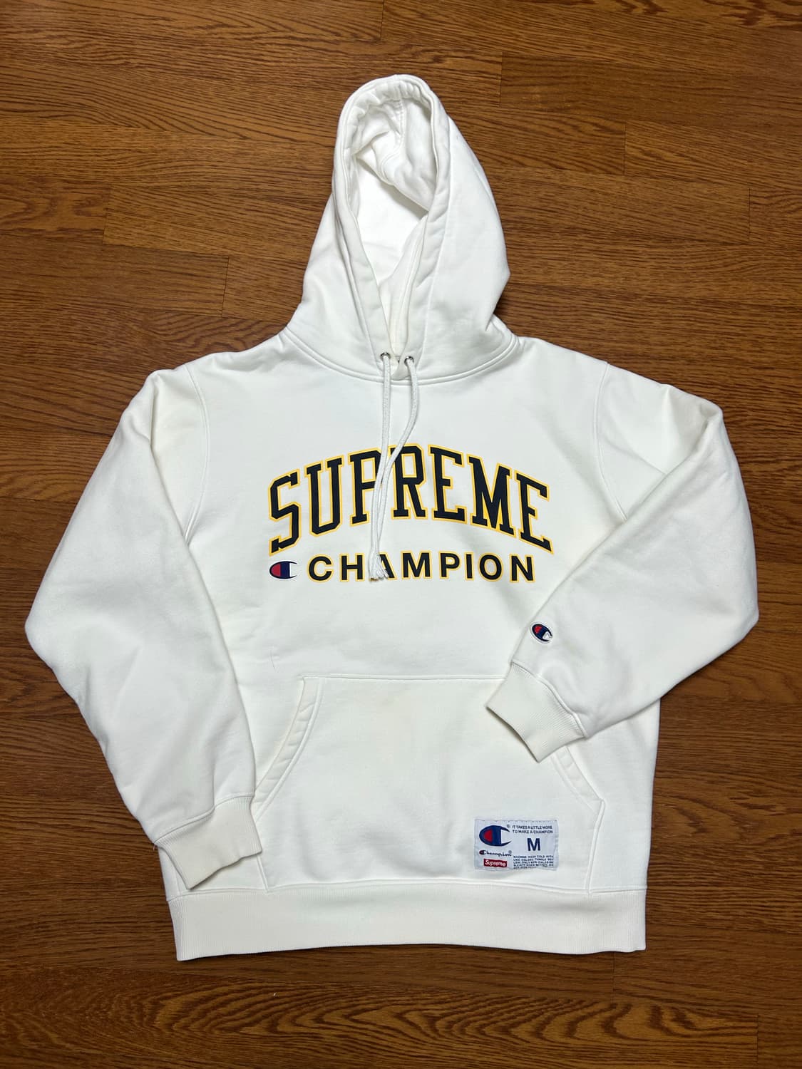 17ss 슈프림x챔피온 콜라보 후드티 상품이미지1