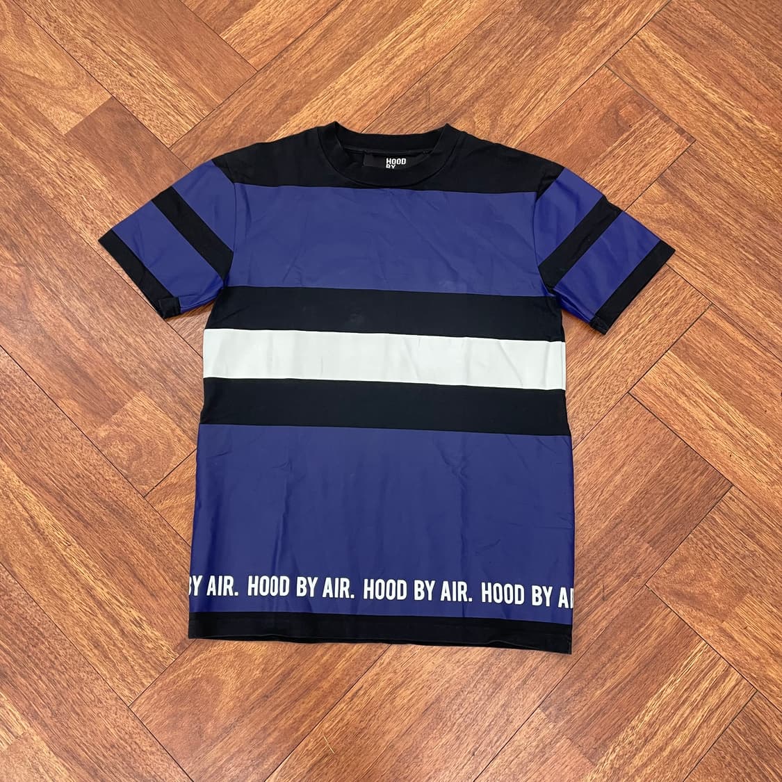 후드바이에어 스트라이프 반팔 상품이미지2