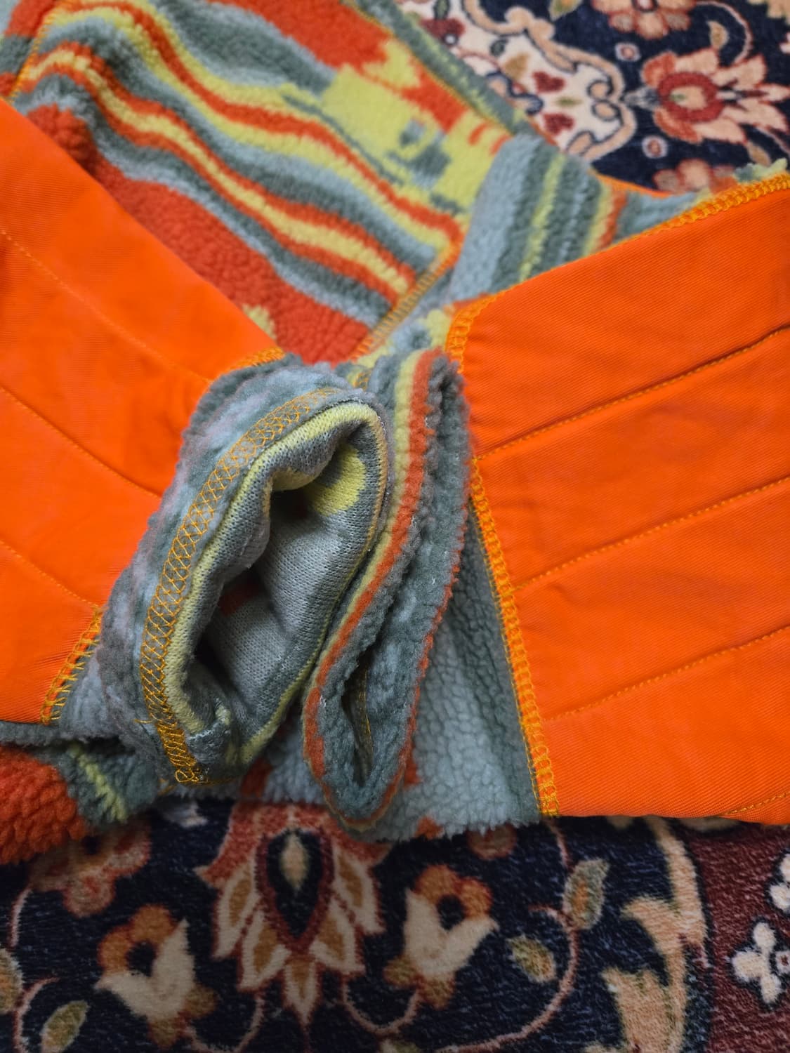 [Oilily] 오일릴리 유니크 패턴 아노락 후리스 하프 집업 상품이미지9