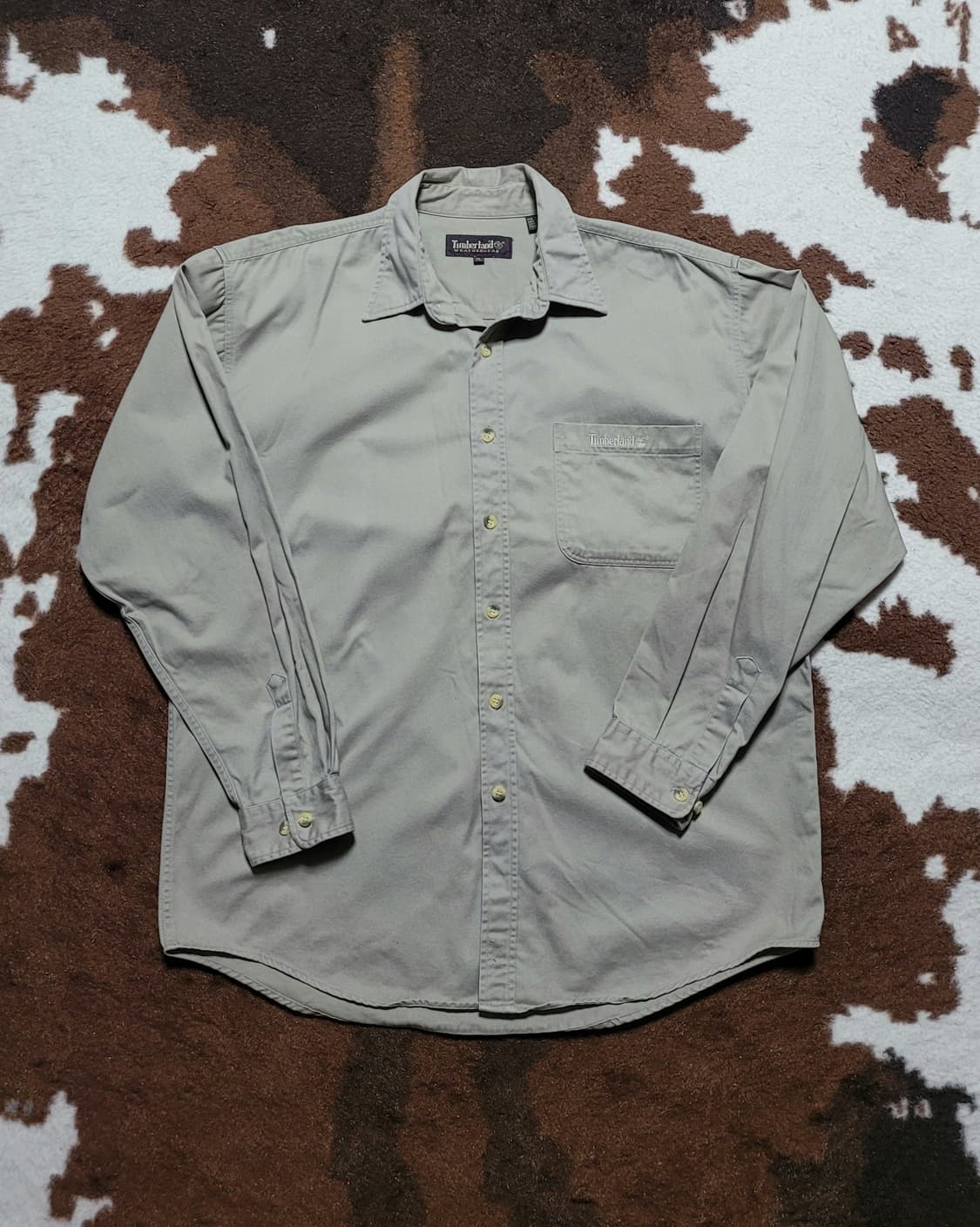 팀버랜드 남성용 카키 셔츠(XL) 상품이미지2
