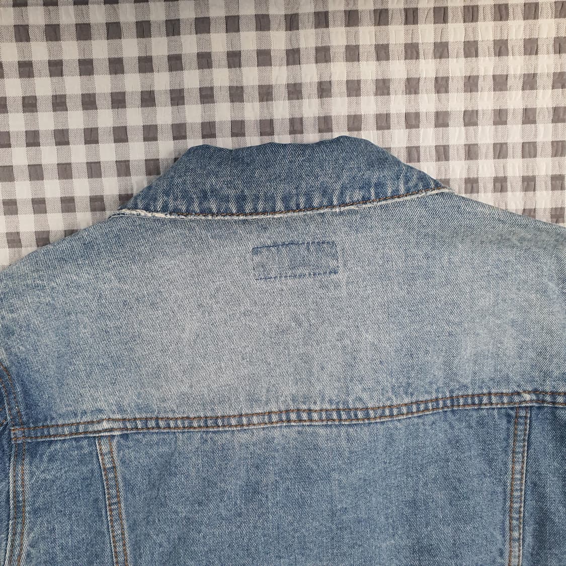 미착용 테이트 데님 청자켓 남자95~100 상품이미지6