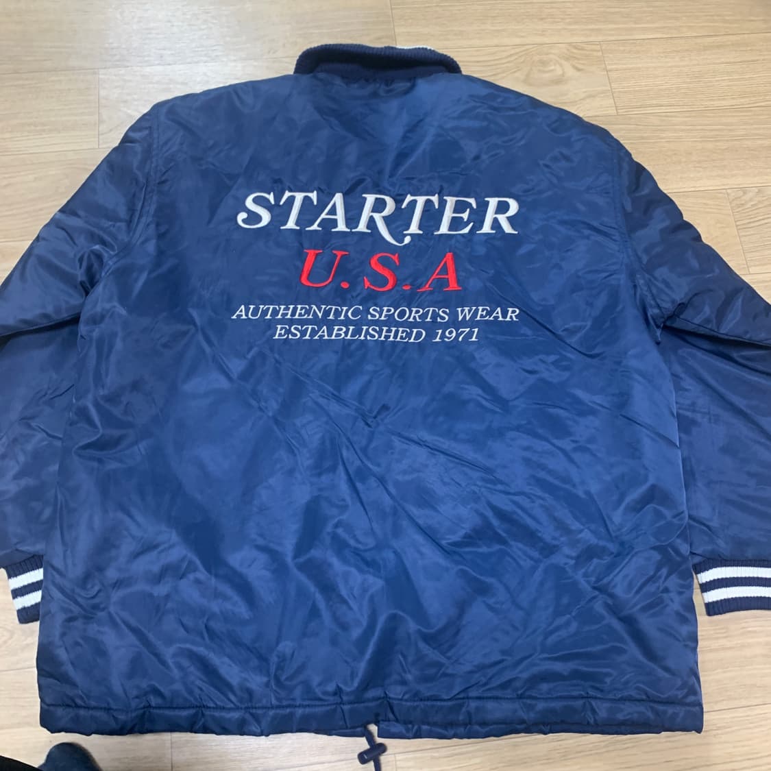 M)VTG STARTER USA Varsity Coach Jacket 상품이미지1