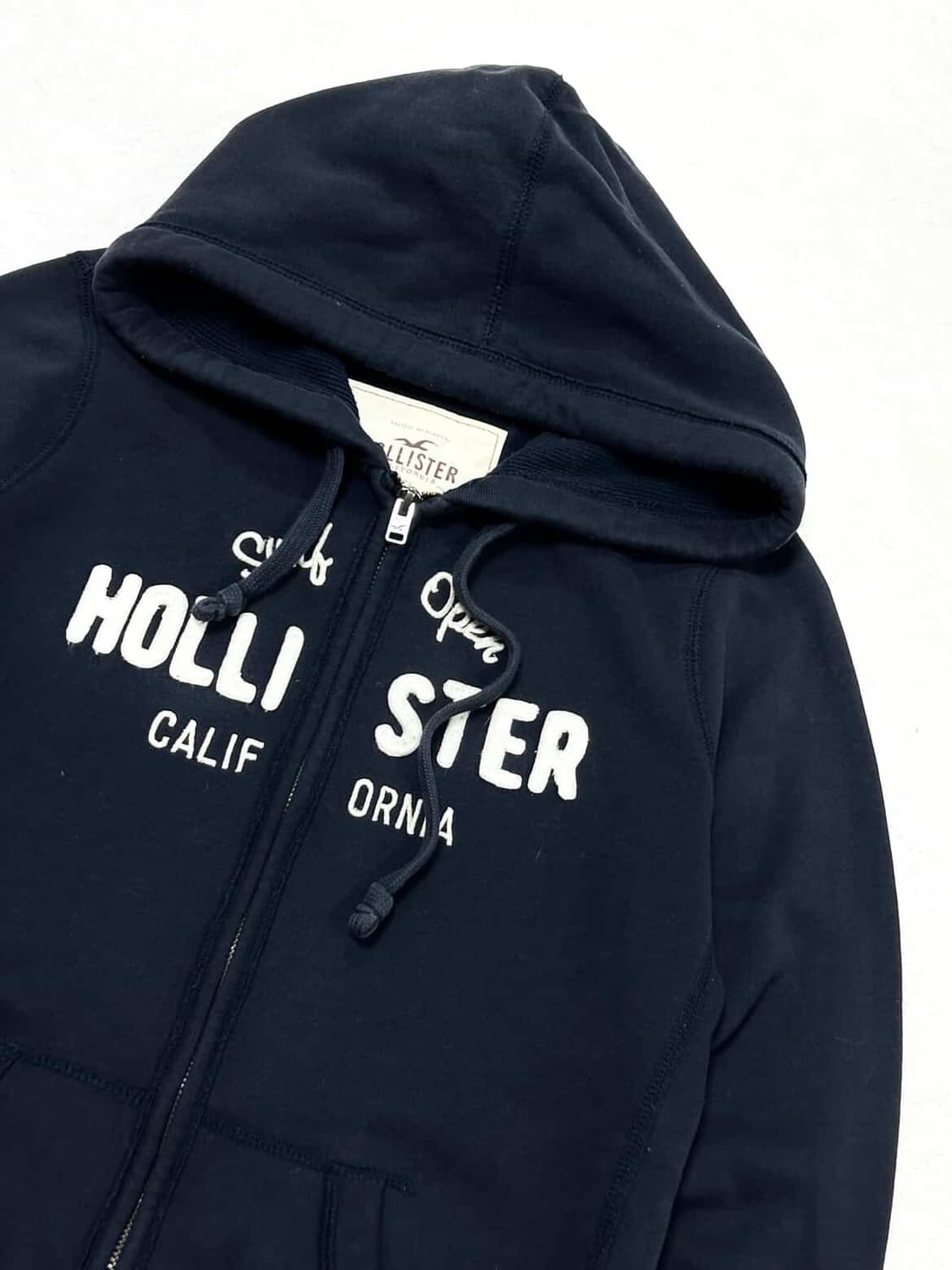 홀리스터 빅로고 다크네이비 후드집업 상품이미지6