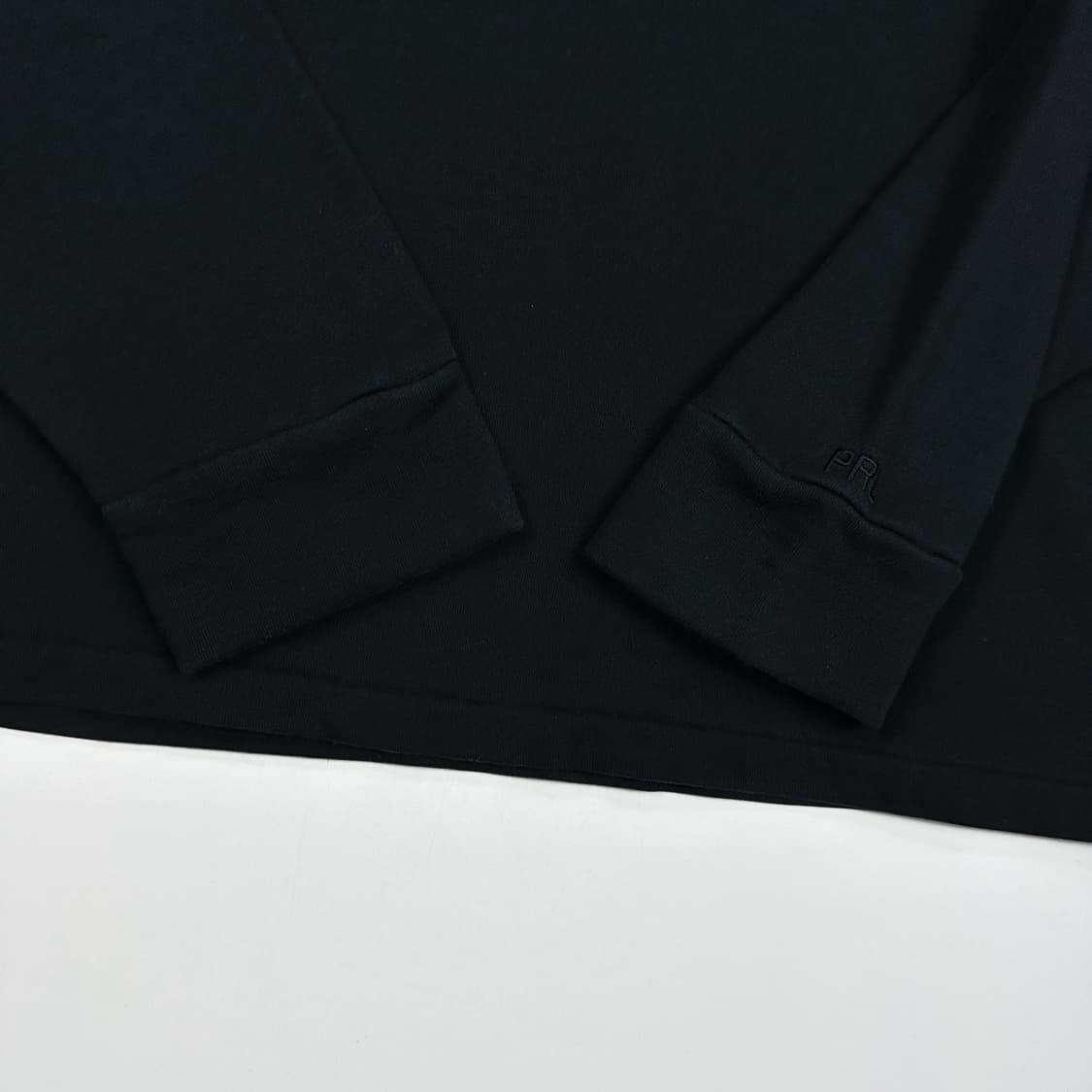 폴로 랄프로렌 미니멀 하프넥 맨투맨 블랙 L 상품이미지5