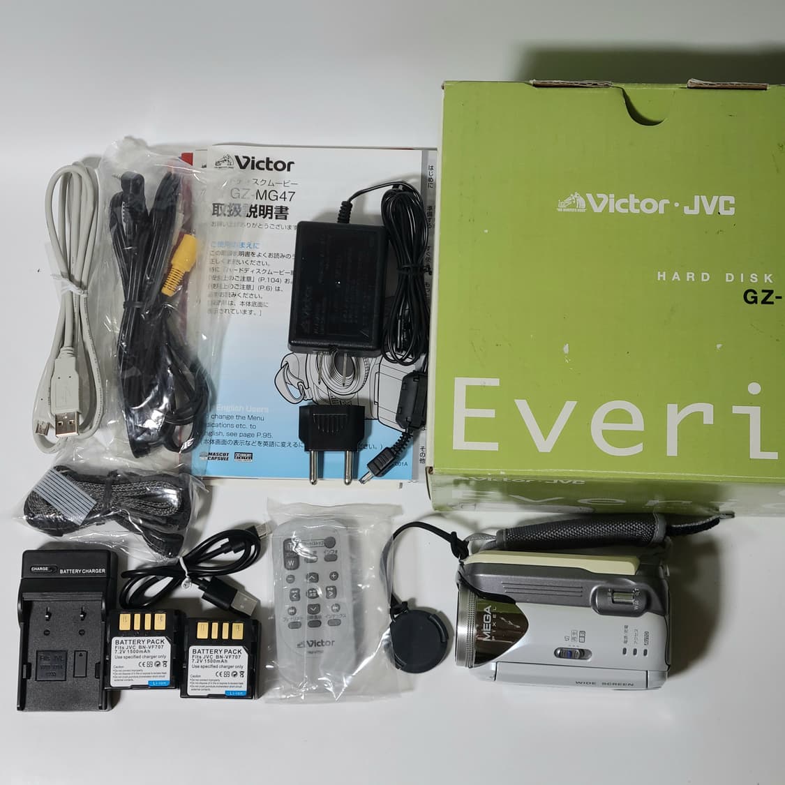 JVC 에버리오 GZ-MG47 빈티지 캠코더 디카 상품이미지2