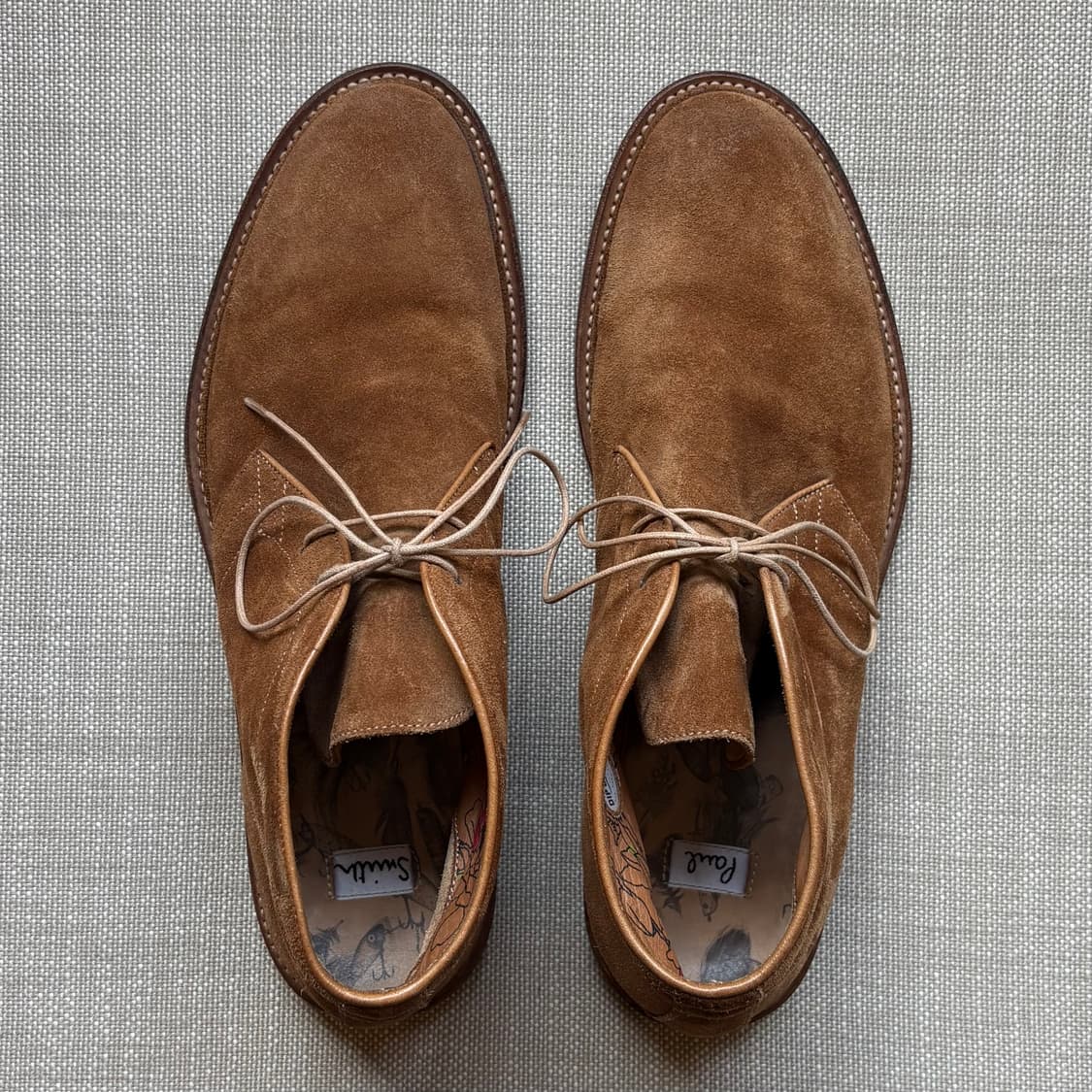 [UK8] Paul Smith 카멜 브라운 스웨이드 처카 부츠 상품이미지8