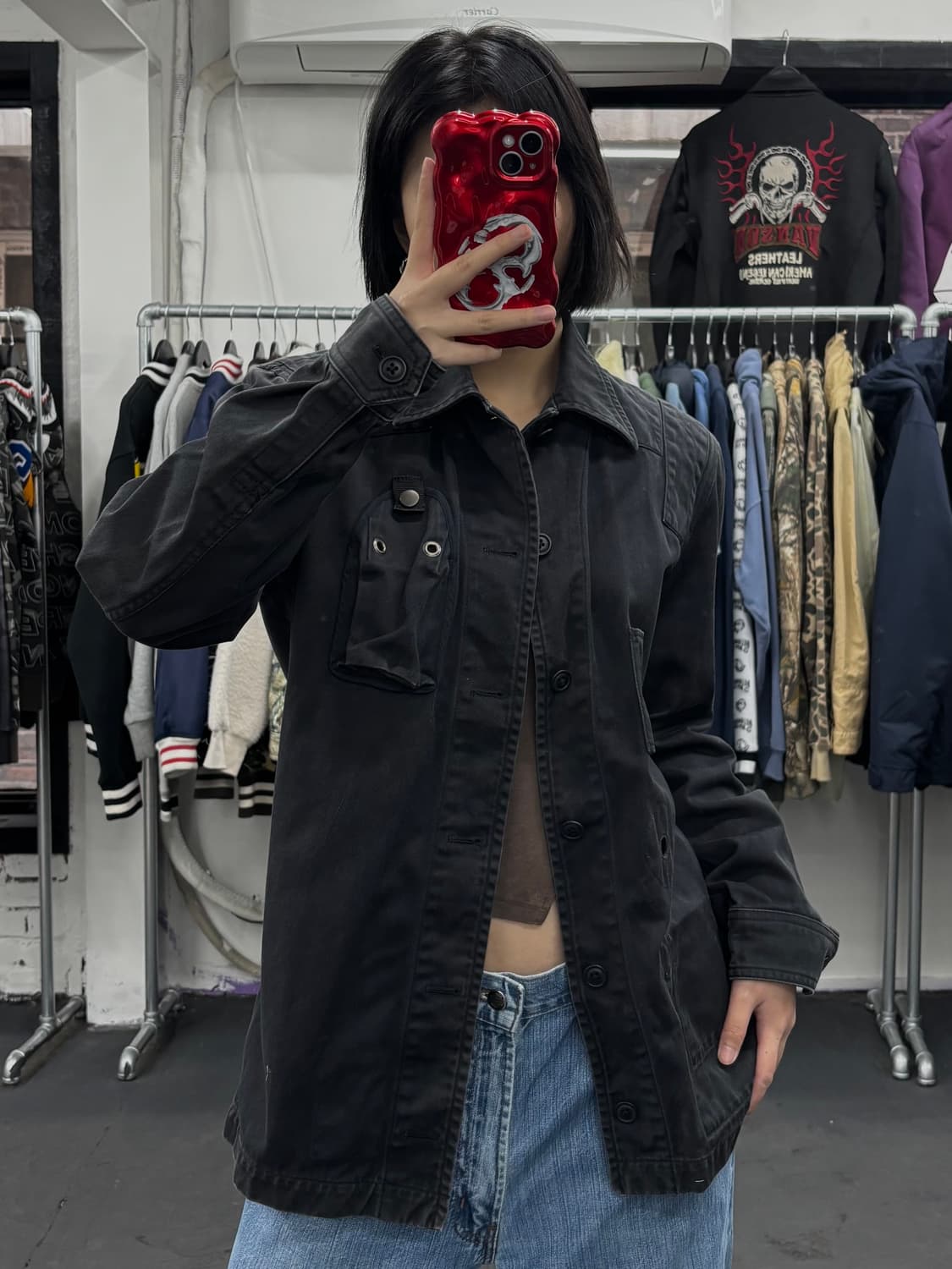 The Difference Y2K 포켓 셔츠 자켓 상품이미지2