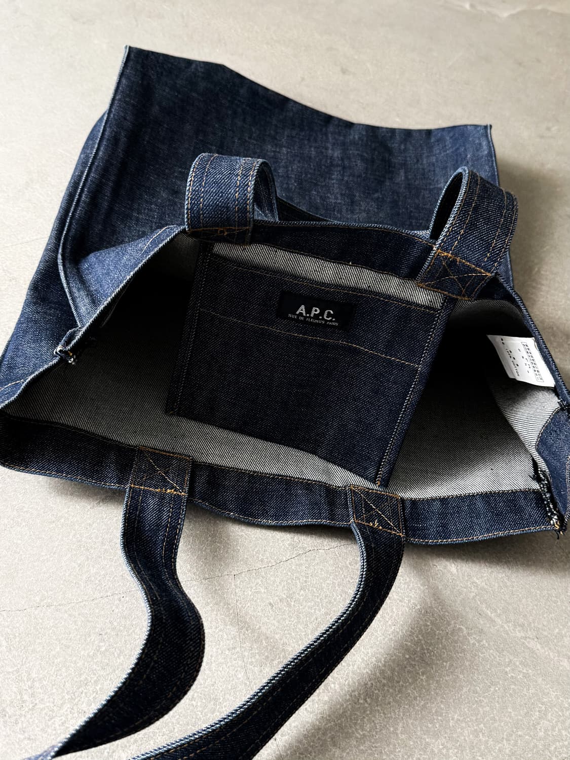 A.P.C. Anchor Denim Tote Bag 상품이미지4