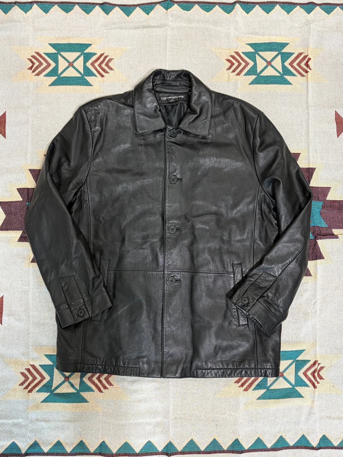 Sheepskin leather car coat / 양가죽 카코트 상품이미지1