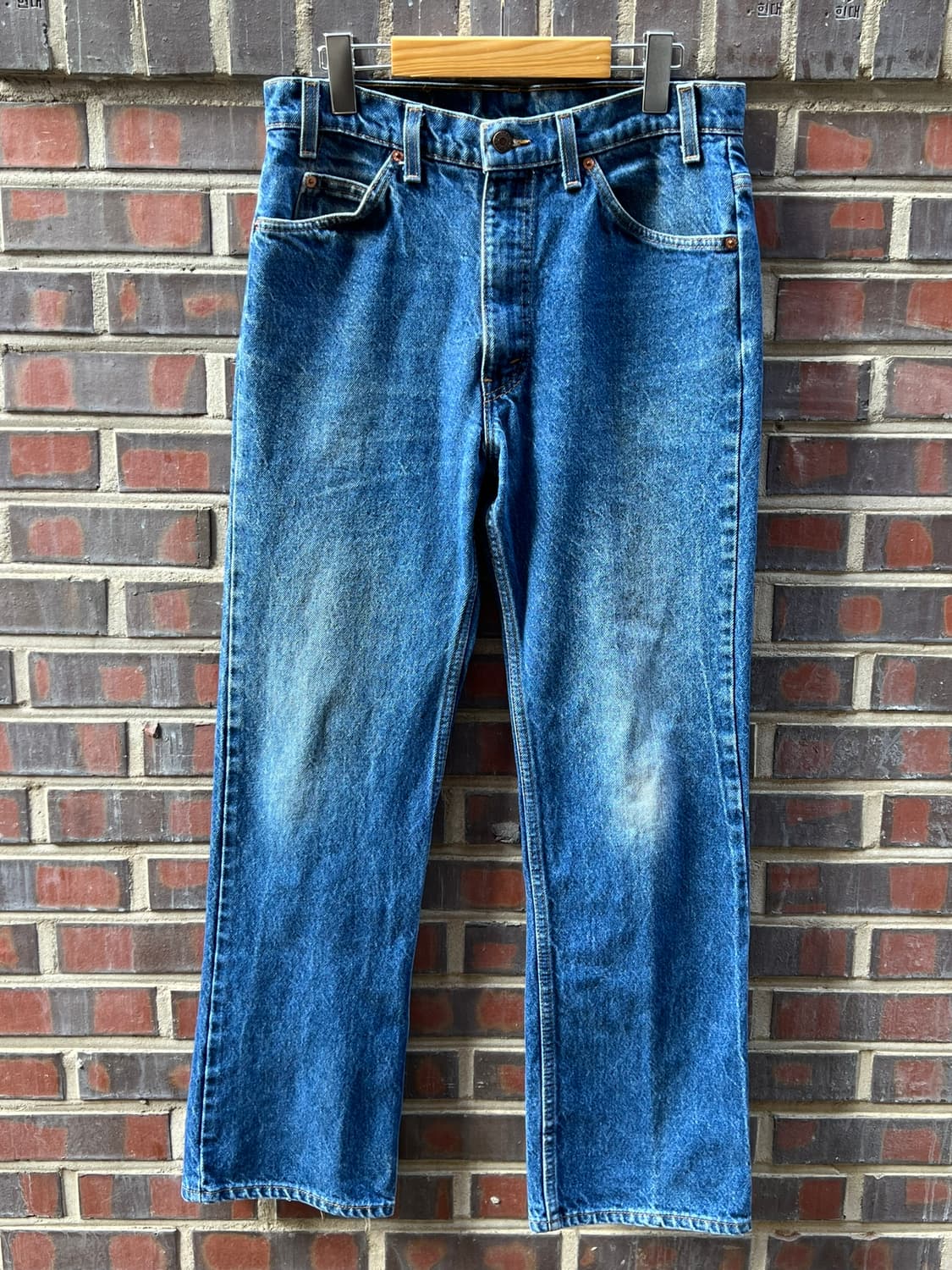 90's [34x31] 리바이스 517 USA 오렌지탭 부츠컷 데님 상품이미지1