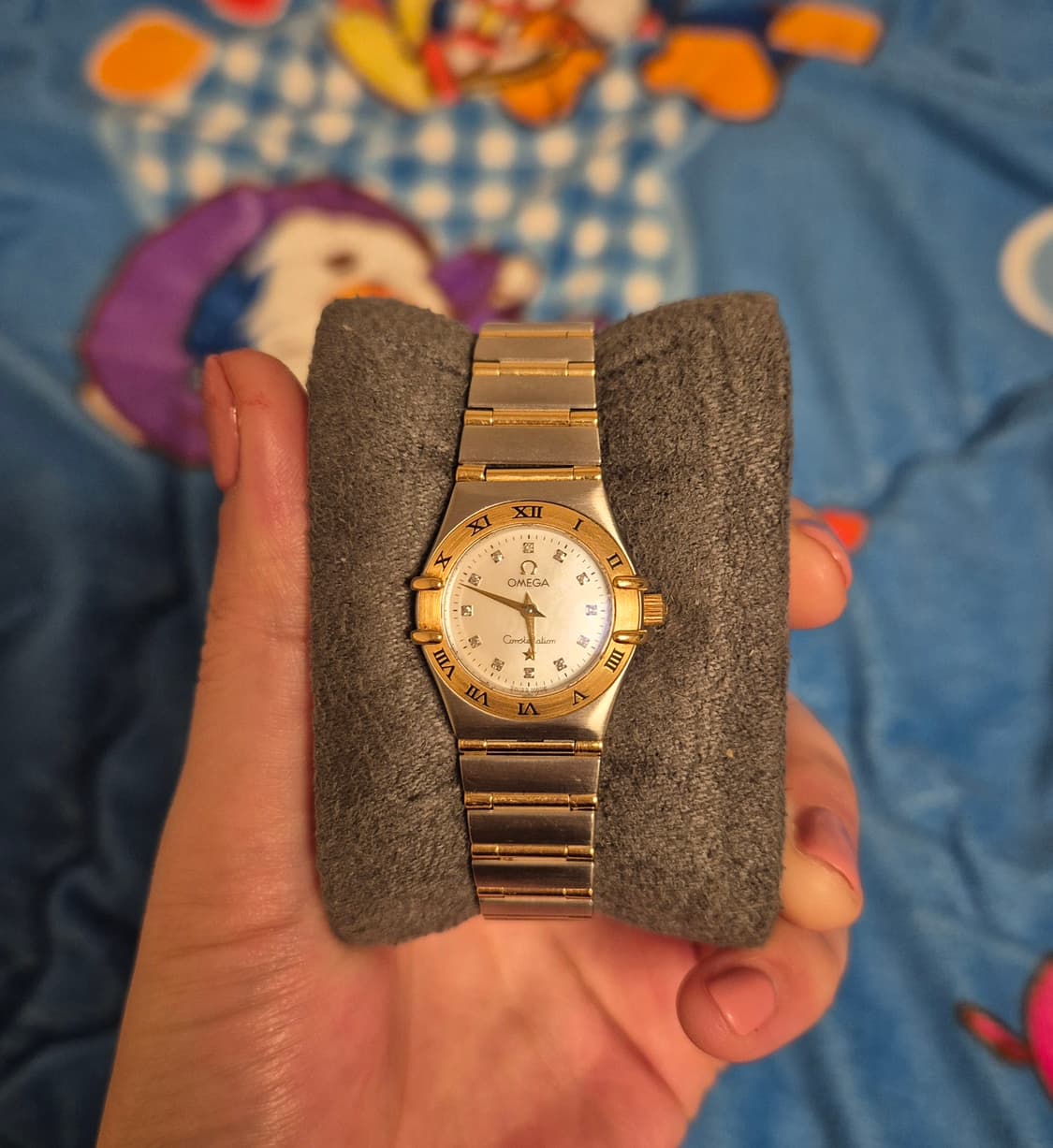 오메가 컨스틸레이션 18k콤비 다이아 12p 쿼츠 상품이미지1