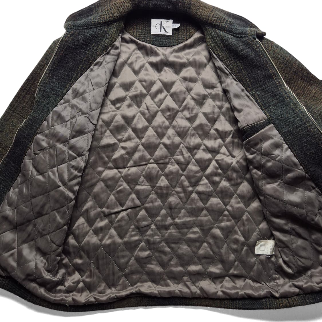 [90] 캘빈클라인 90s 울 체크자켓 상품이미지8