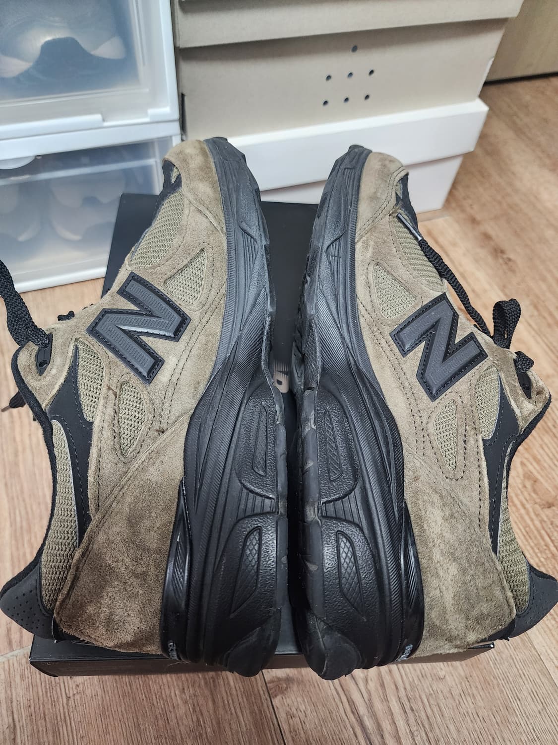 [285] 뉴발란스 x JJJ자운드 990v3 브라운 블랙 상품이미지5