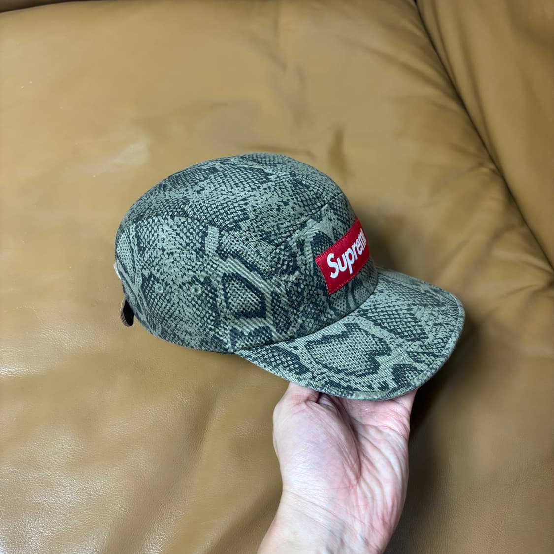 Supreme 슈프림 24ss 스네이크 캠프캡 모자 Snake Skin 상품이미지3