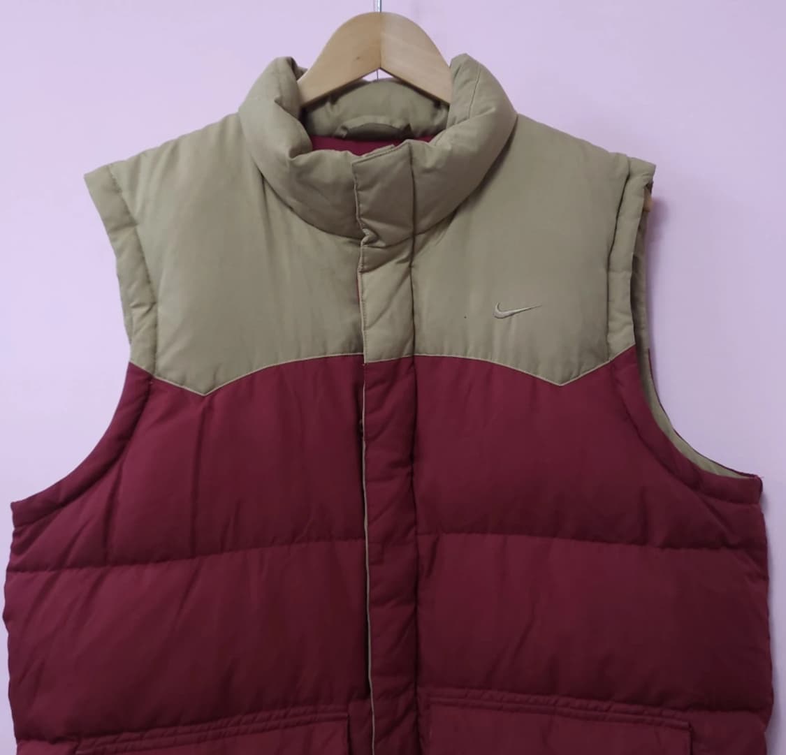나이키 패딩 조끼 베이지/버건디 105 상품이미지1