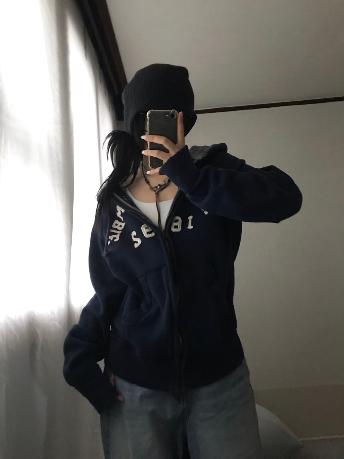 아베크롬비 네이비 후드집업 상품이미지6