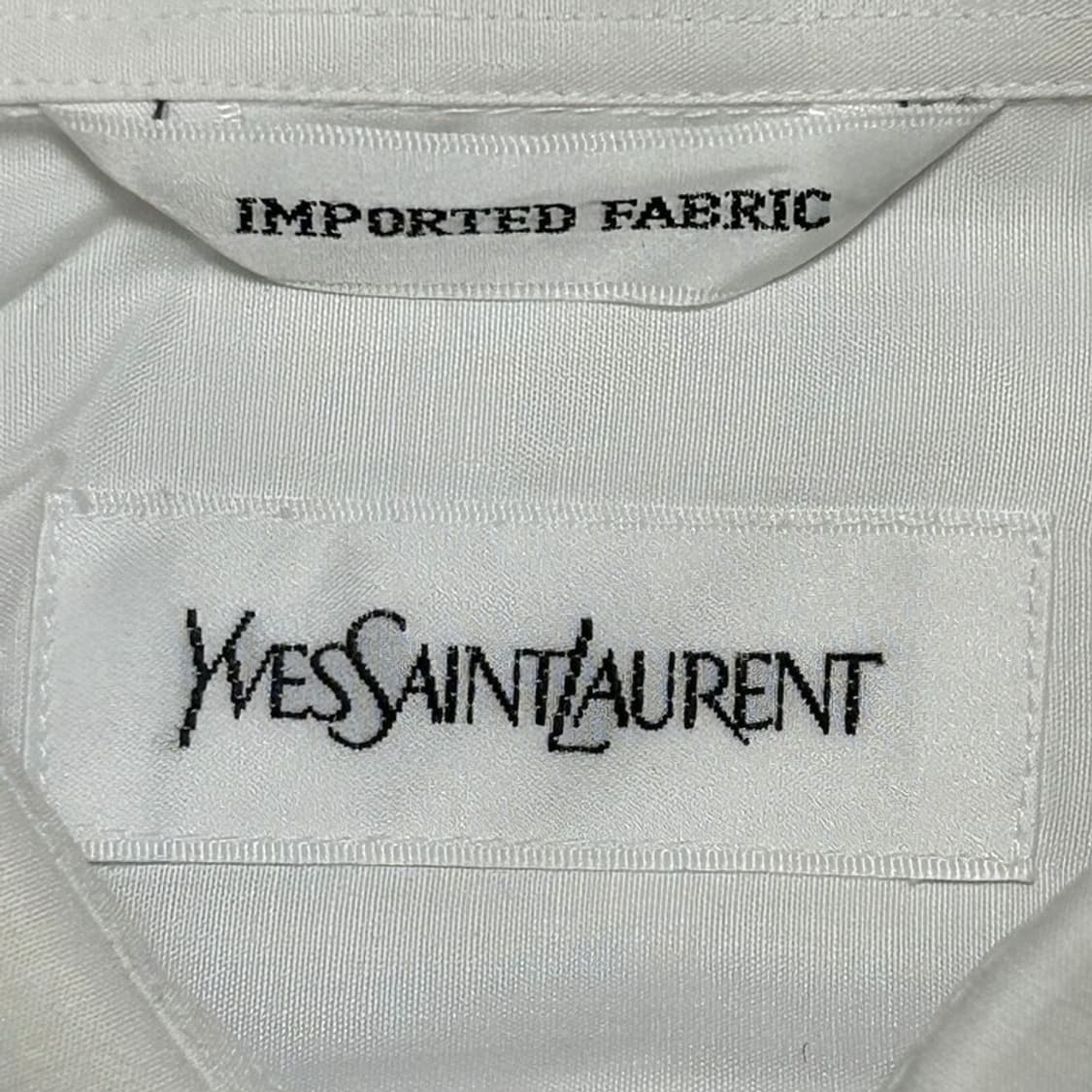 입생로랑 화이트 긴소매 드레스 셔츠 OS 상품이미지5