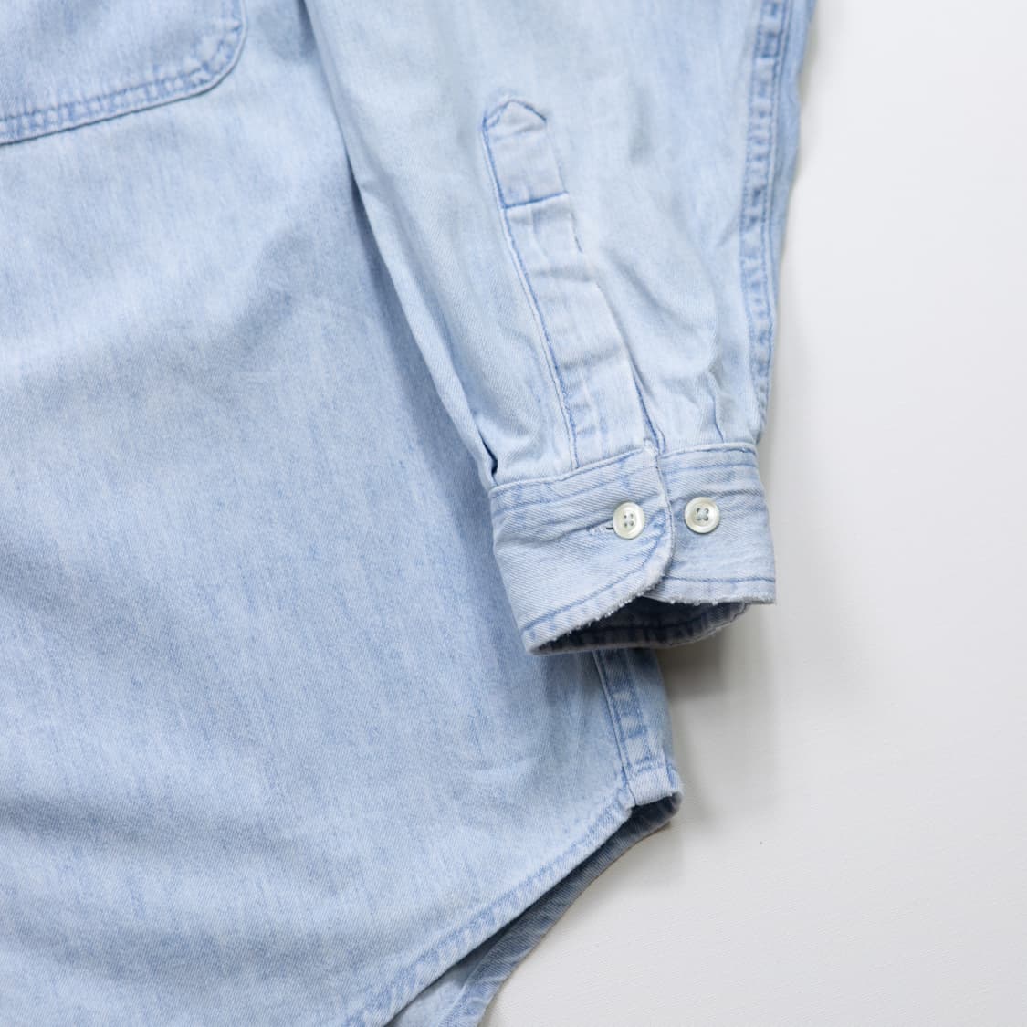 90s 올드 갭 투포켓 데님 워크셔츠 상품이미지2
