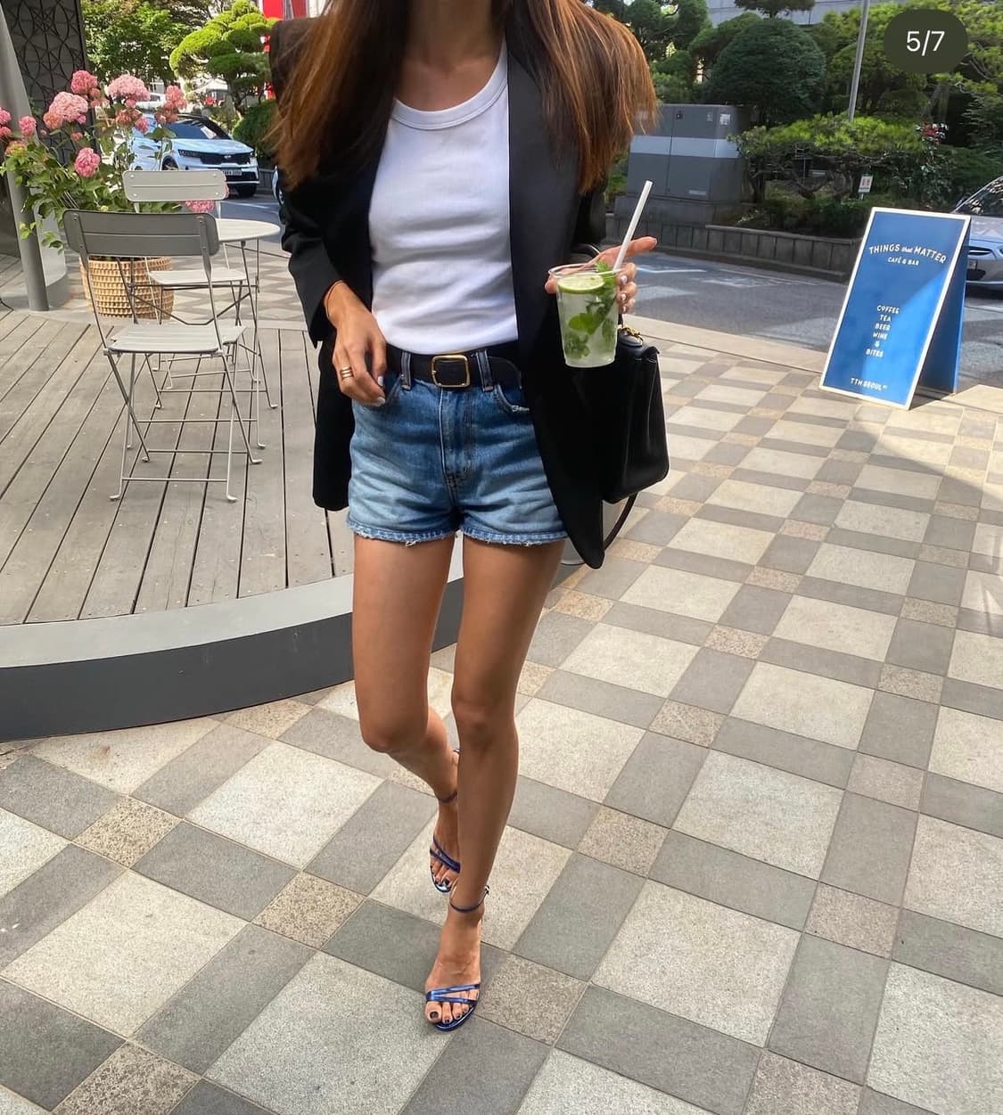 새상품 )식스앤어하프 진청데님 상품이미지6