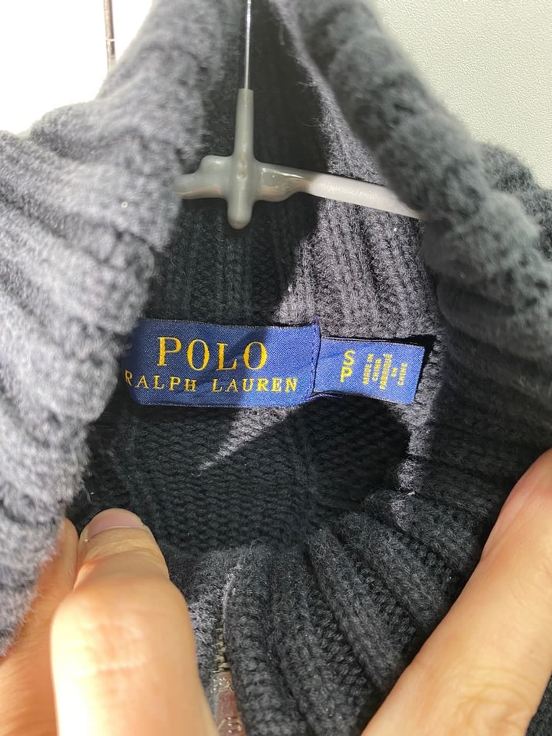 폴로 랄프로렌 꽈배기 니트 집업 상품이미지3